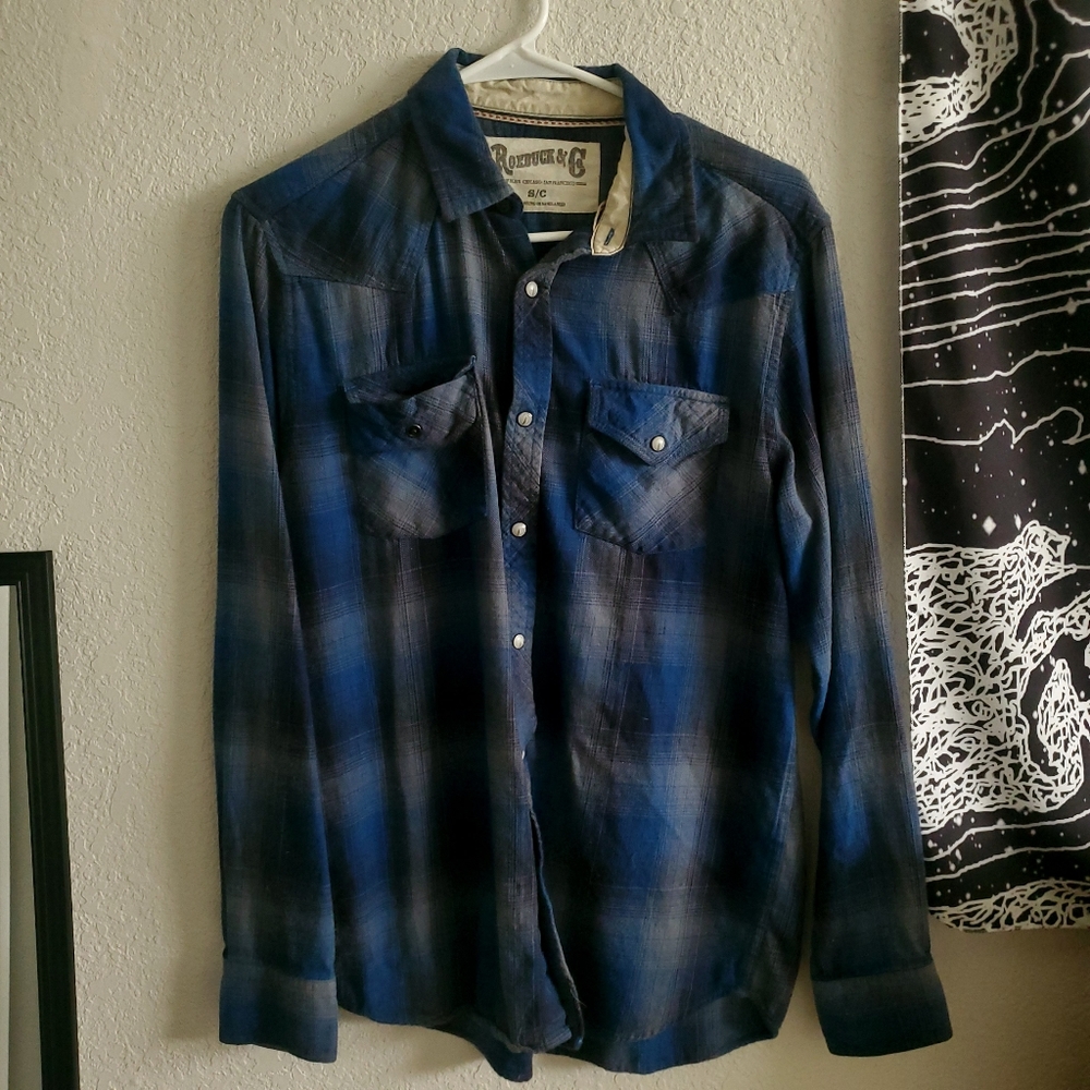 Blue and Grey Flannel